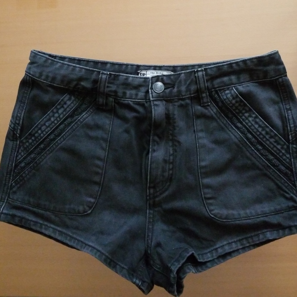 Free people denim shorts